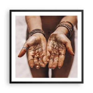 Plakát v černém rámu - Dárek pro tebe - 60x60 cm