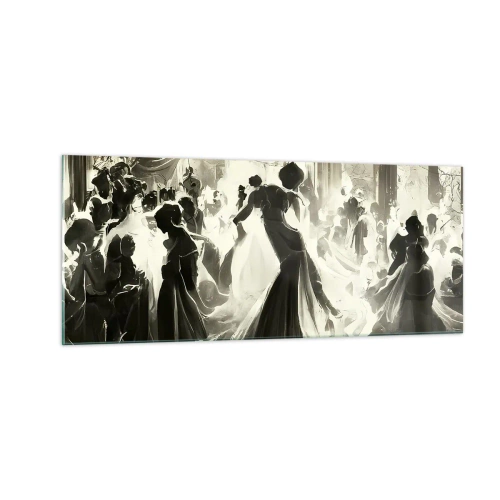 Obraz na skle - Velká maškaráda - 100x40 cm