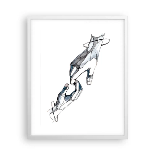 Plakát v bílém rámu - Dobré gesto - 40x50 cm