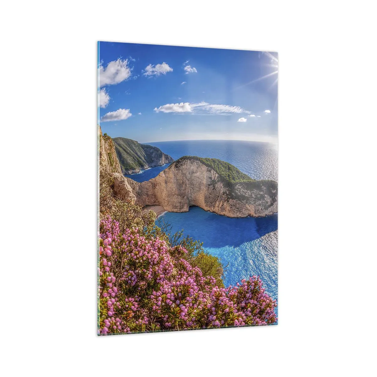 Obraz na skle - Moje velké řecké prázdniny - 70x100 cm