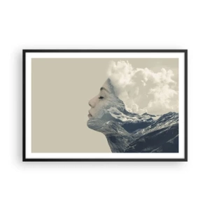 Plakát v černém rámu - Krása živlů - 91x61 cm