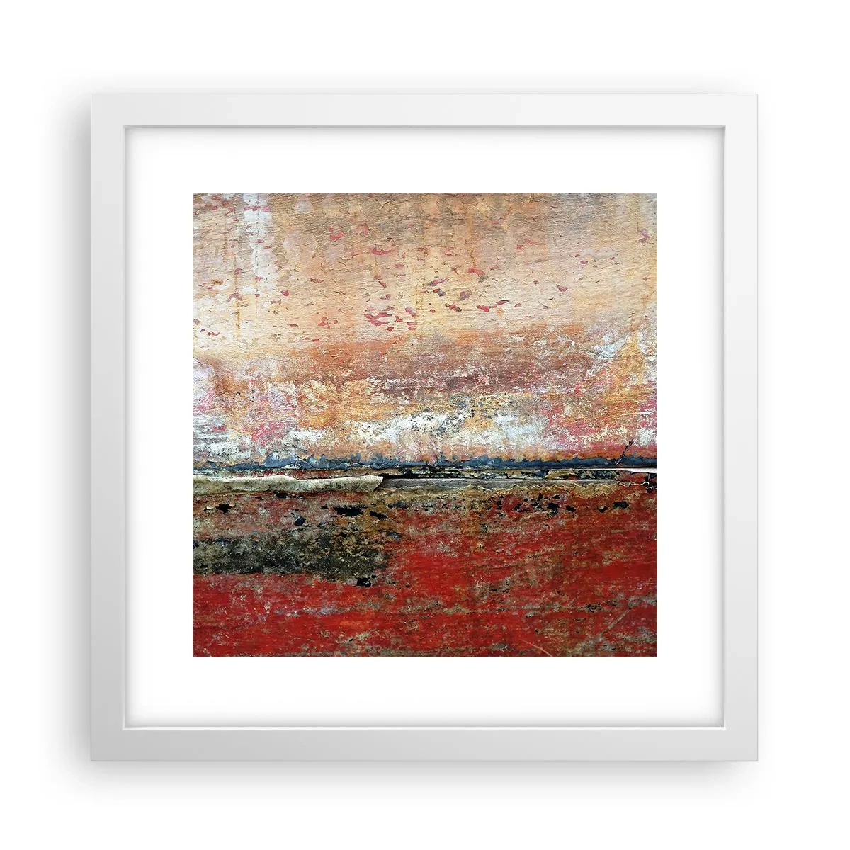 Plakát v bílém rámu - Možná je to moře - 30x30 cm