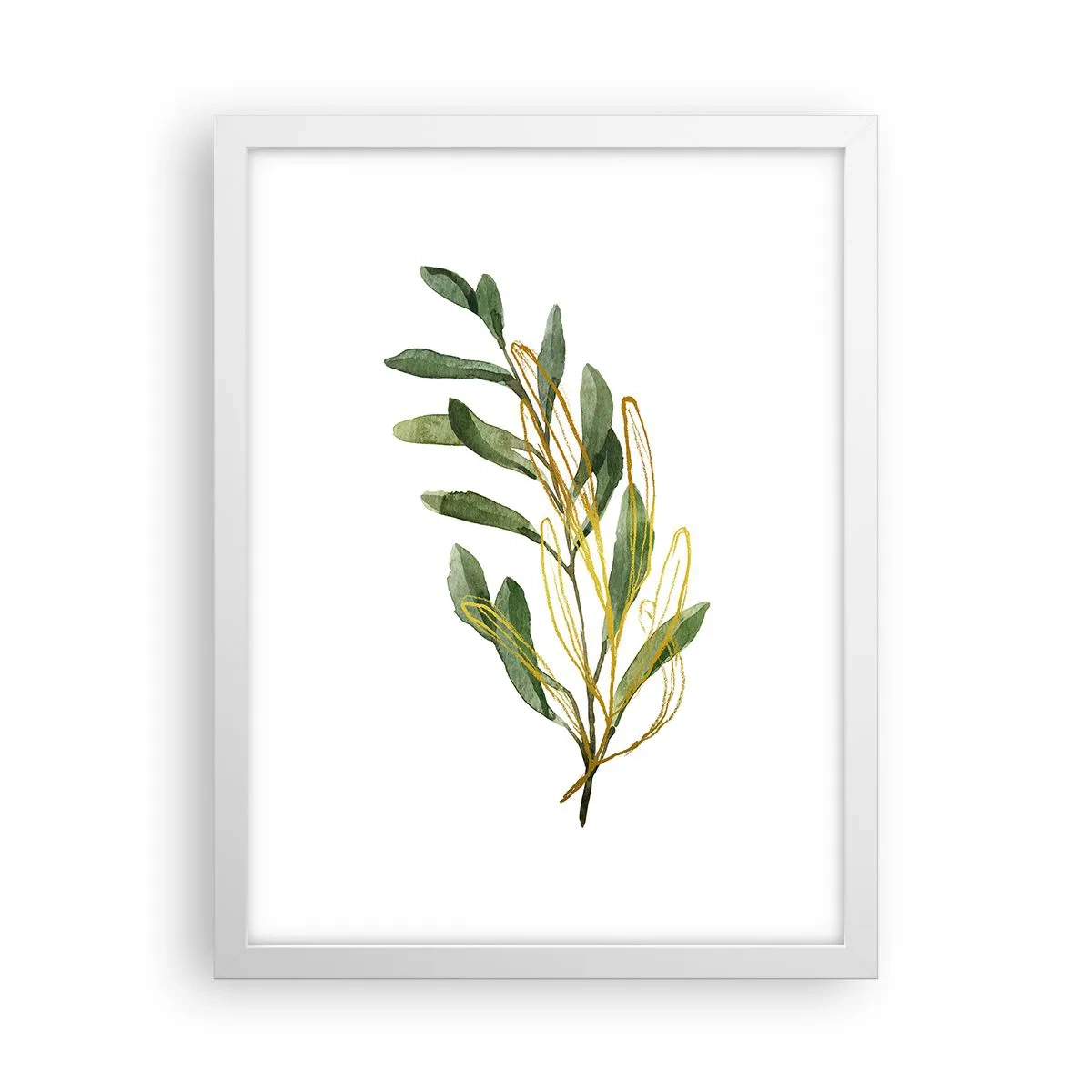 Plakát v bílém rámu - Vše, co je dobré - 30x40 cm