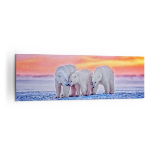 Obraz na plátně - Stačí rodinné teplo - 160x50 cm