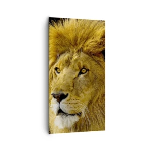 Obraz na plátně - Portrét krále - 65x120 cm