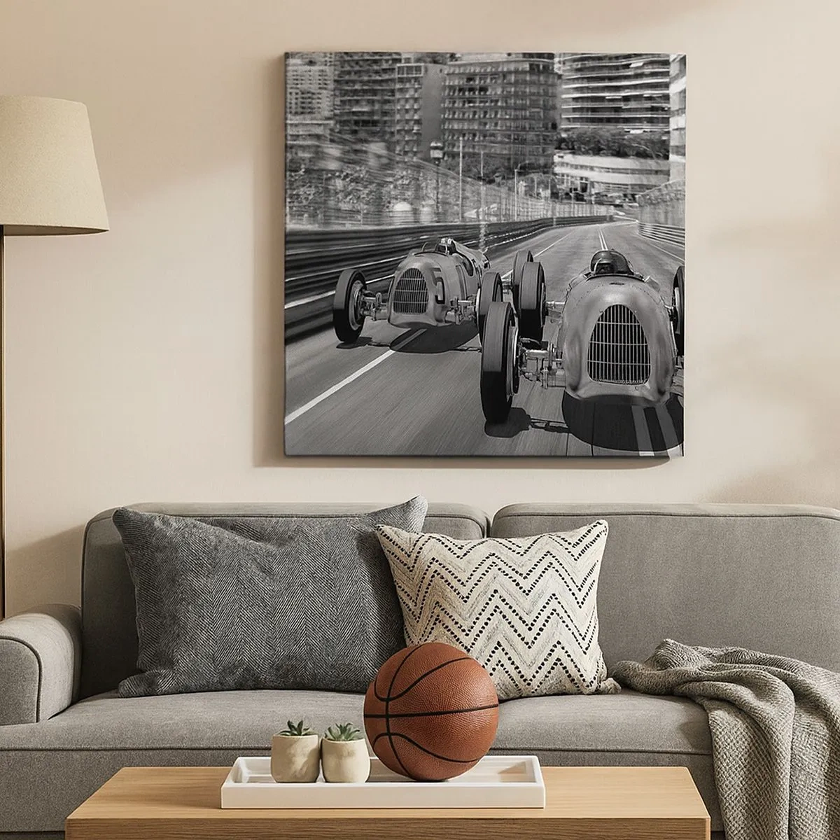 Obraz na plátně - Kdysi dávno v Monte Carlu - 30x30 cm