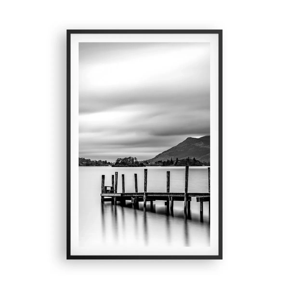 Plakát v černém rámu - Jemnost a síla - 61x91 cm