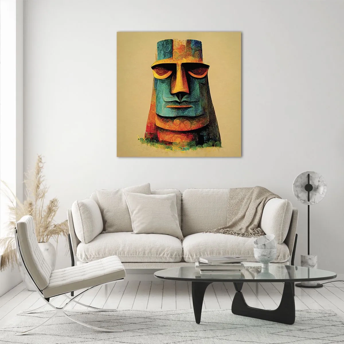 Obraz na skle - Sošný, ale sympatický - 50x50 cm