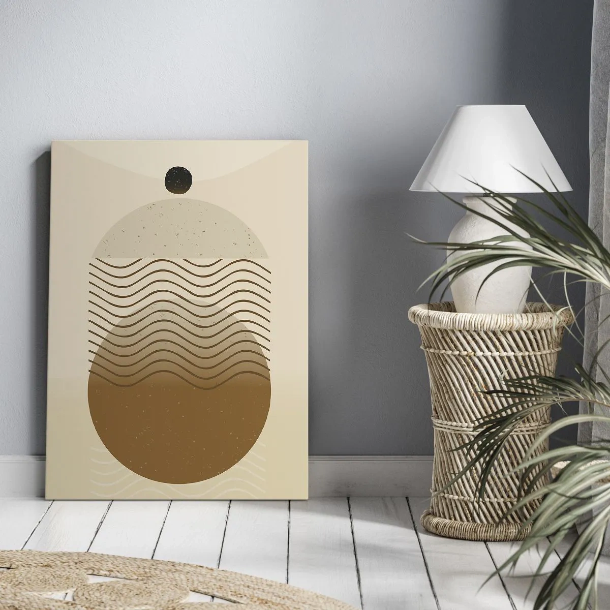 Obraz na plátně - O původu geometrických obrazců - 50x70 cm