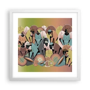 Plakát v bílém rámu - Blíží se velký svátek - 40x40 cm