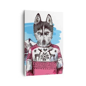 Obraz na plátně - Vlk v ovčím rounu - 80x120 cm