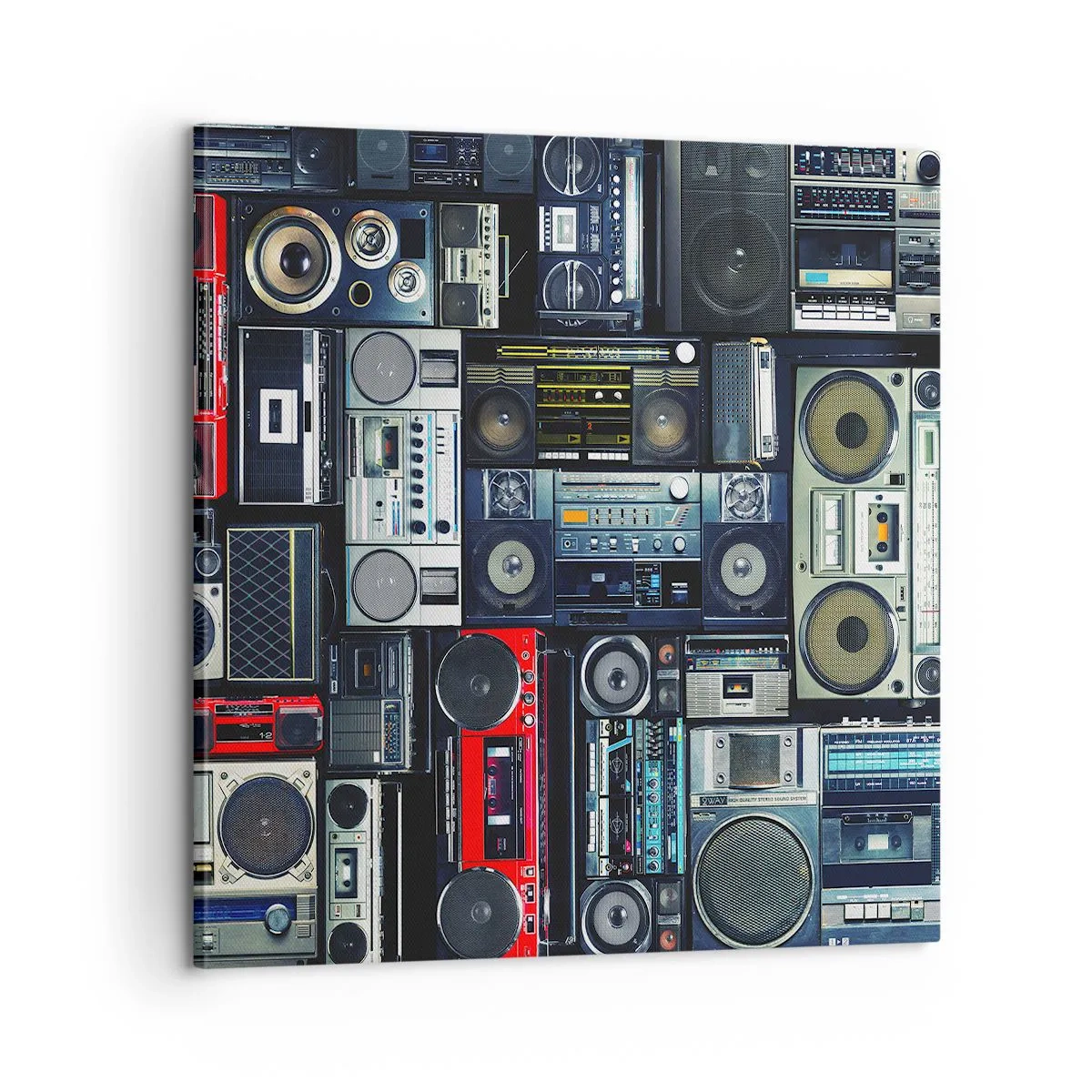 Obraz na plátně - Stesk po 80. letech - 60x60 cm