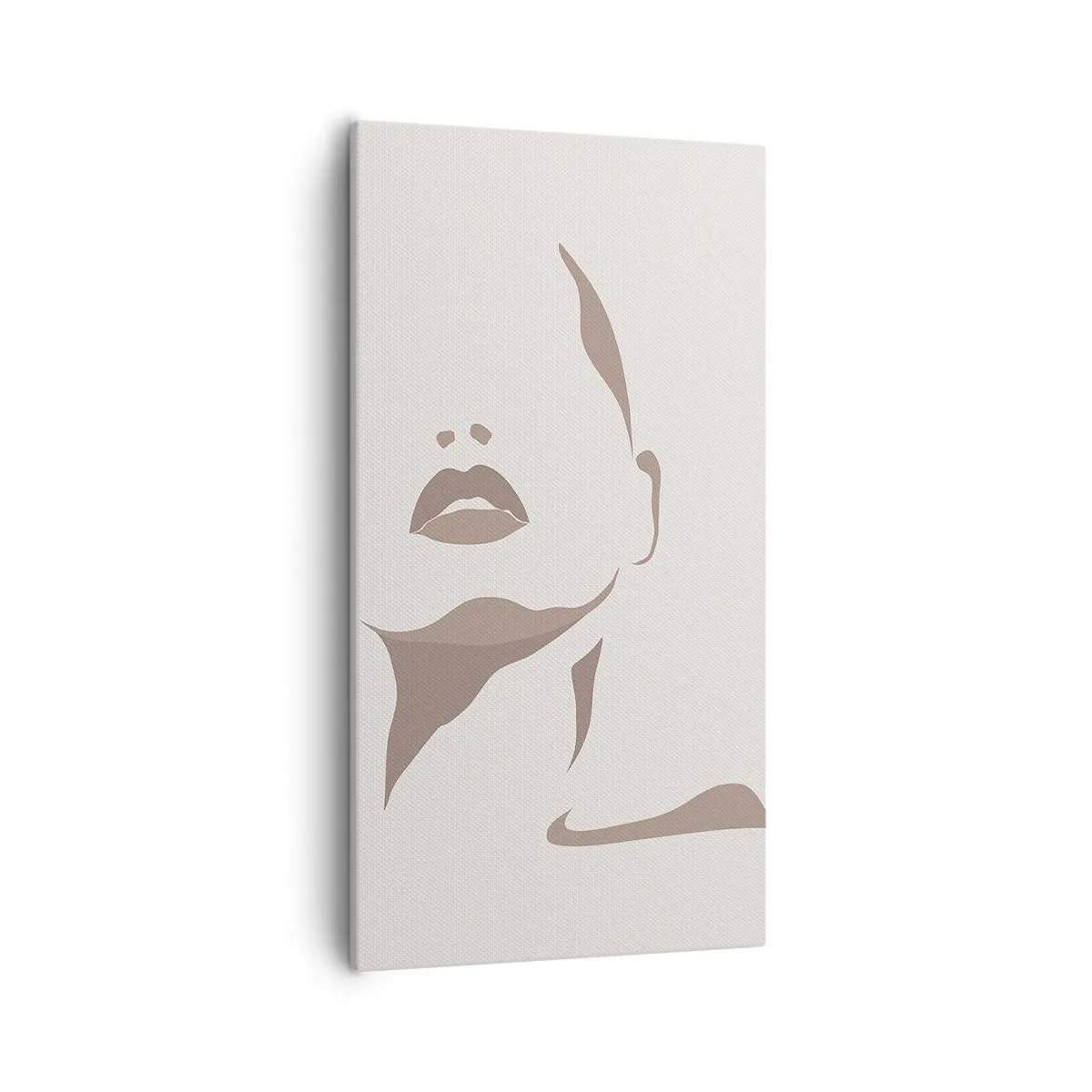 Obraz na plátně - Stvořená ze světla a stínu - 55x100 cm