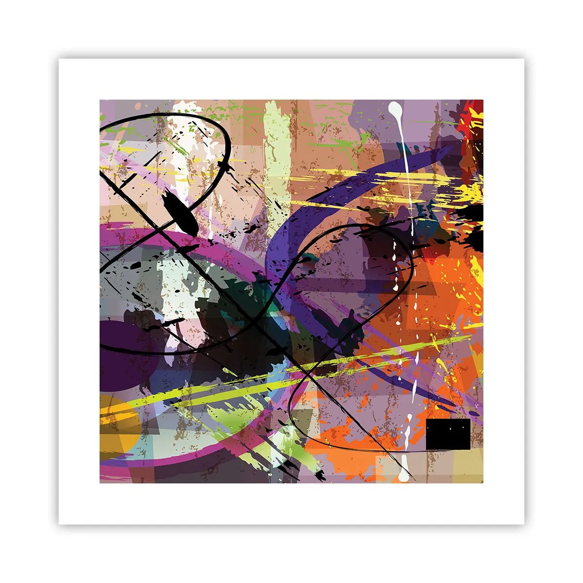 Plakát - Lze přímo nebo kolem - 40x40 cm