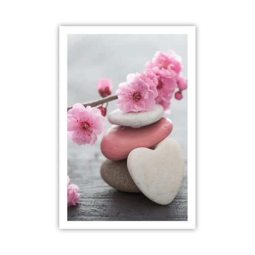 Plakát - Blaženost s višňovým květem - 61x91 cm