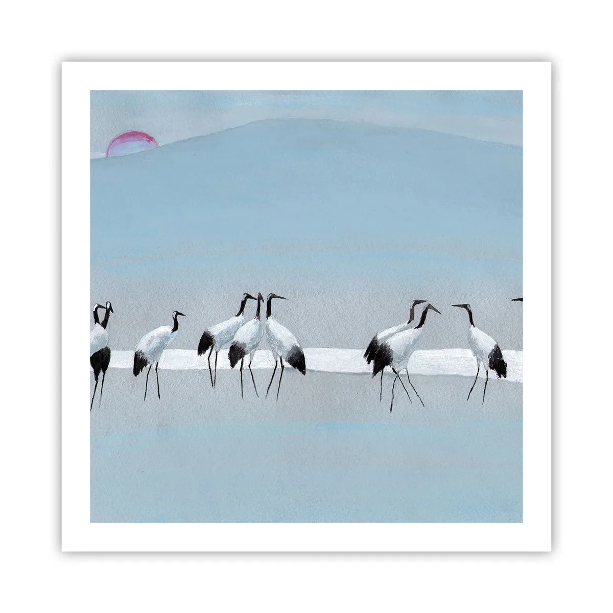 Plakát - Po horkém dni - 60x60 cm