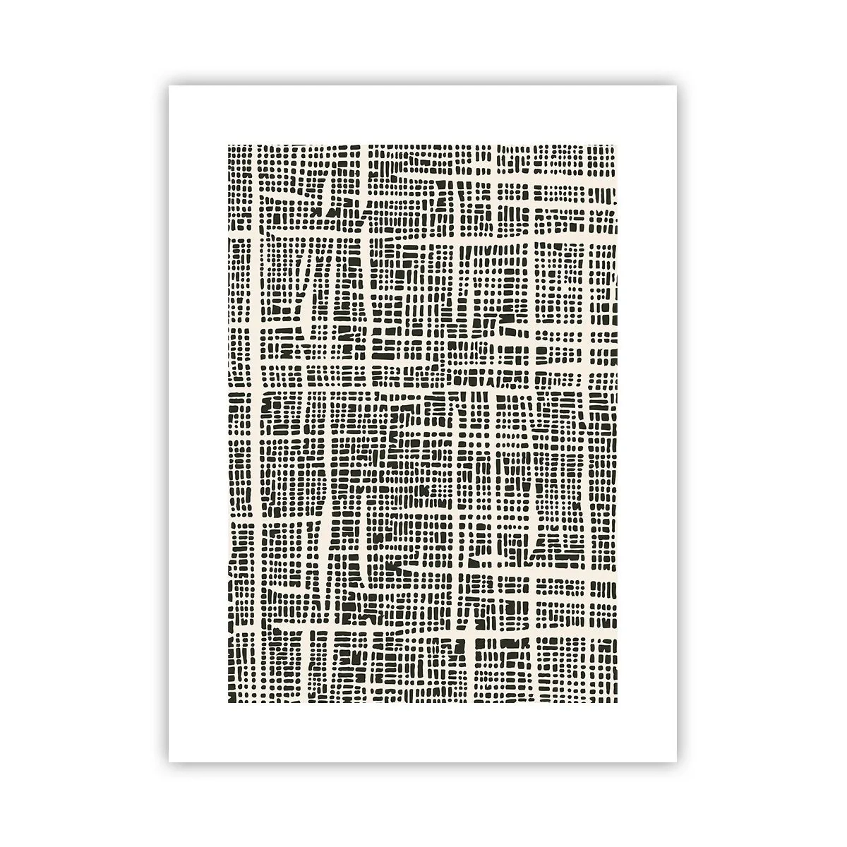 Plakát - Tkaná kompozice - 30x40 cm