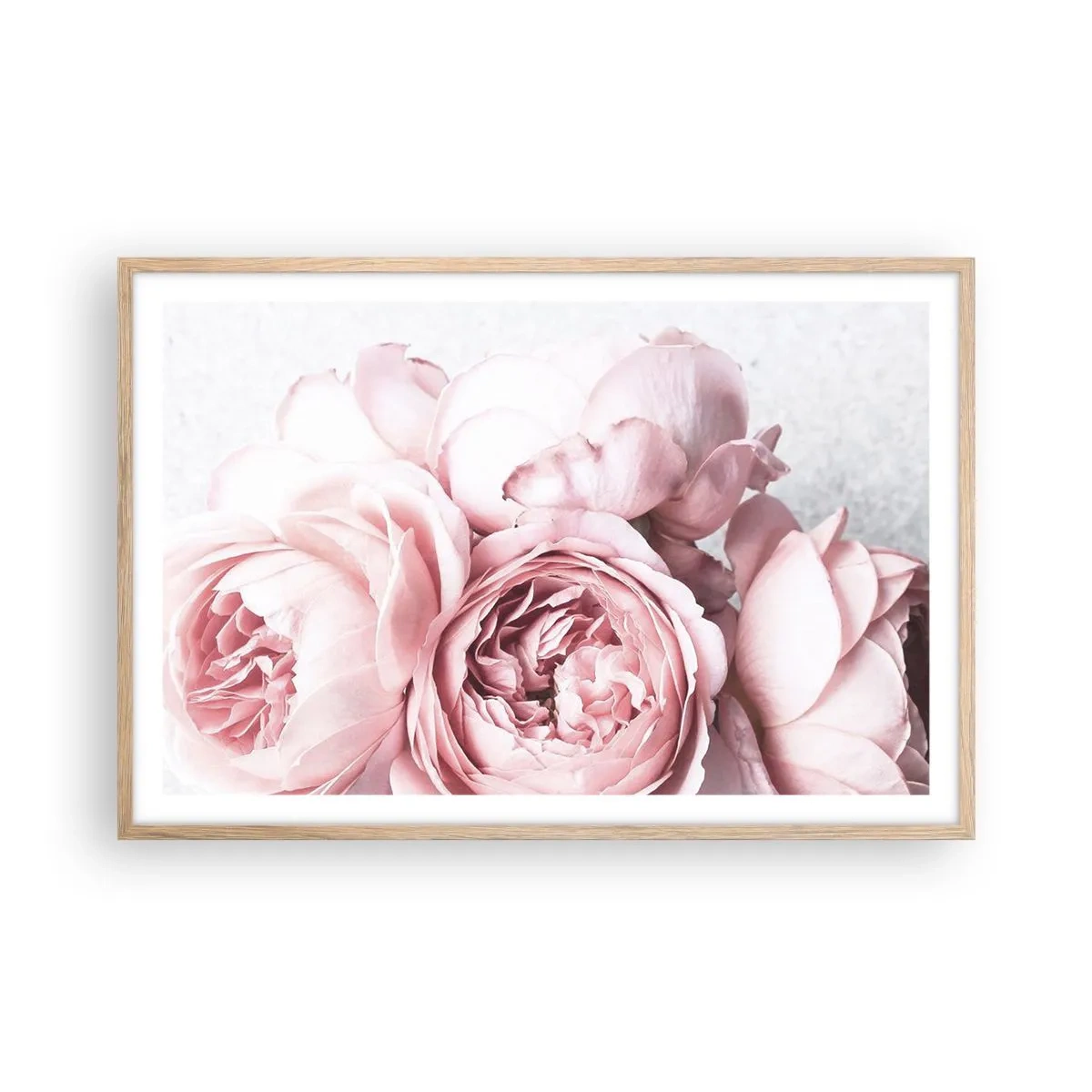 Plakát v rámu světlý dub - Pro romantiky - 91x61 cm