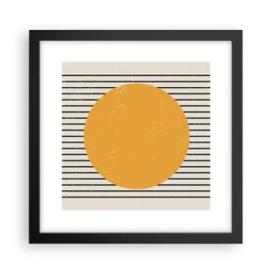 Plakát v černém rámu - Síla jednoduchosti - 30x30 cm