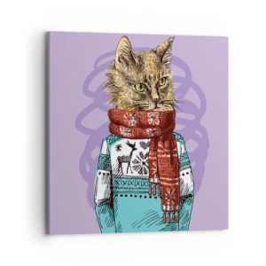 Obraz na plátně - Kočka nejenom v botách - 70x70 cm