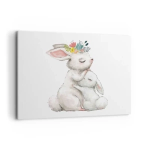 Obraz na plátně - Nejlepší je u mámy - 100x70 cm