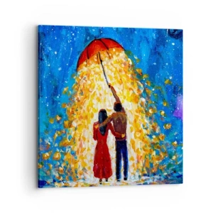 Obraz na plátně - Magie deštivého večera? - 70x70 cm