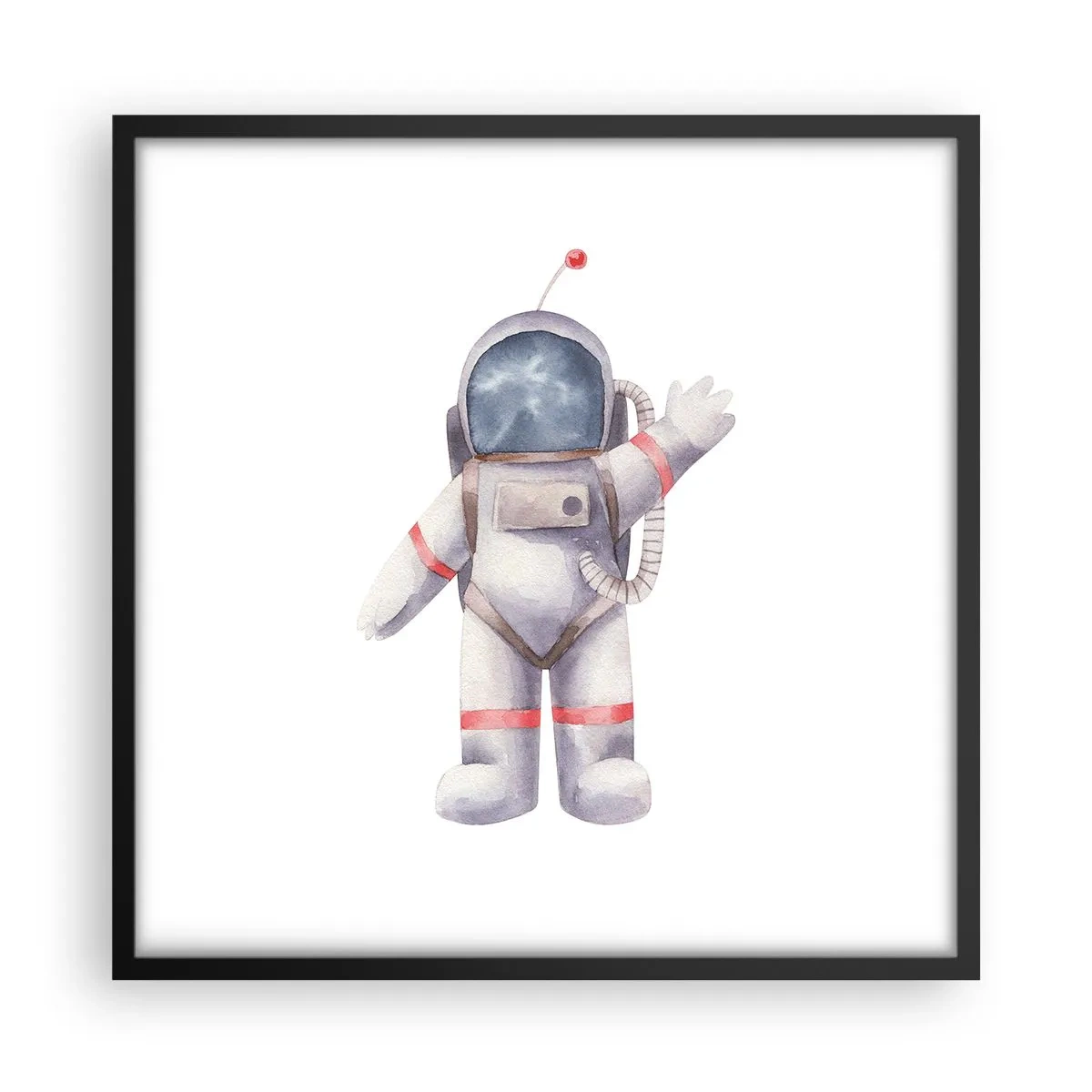 Plakát v černém rámu - Tak zatím! - 50x50 cm