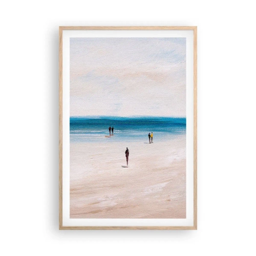 Plakát v rámu světlý dub - Přirozená potřeba - 61x91 cm