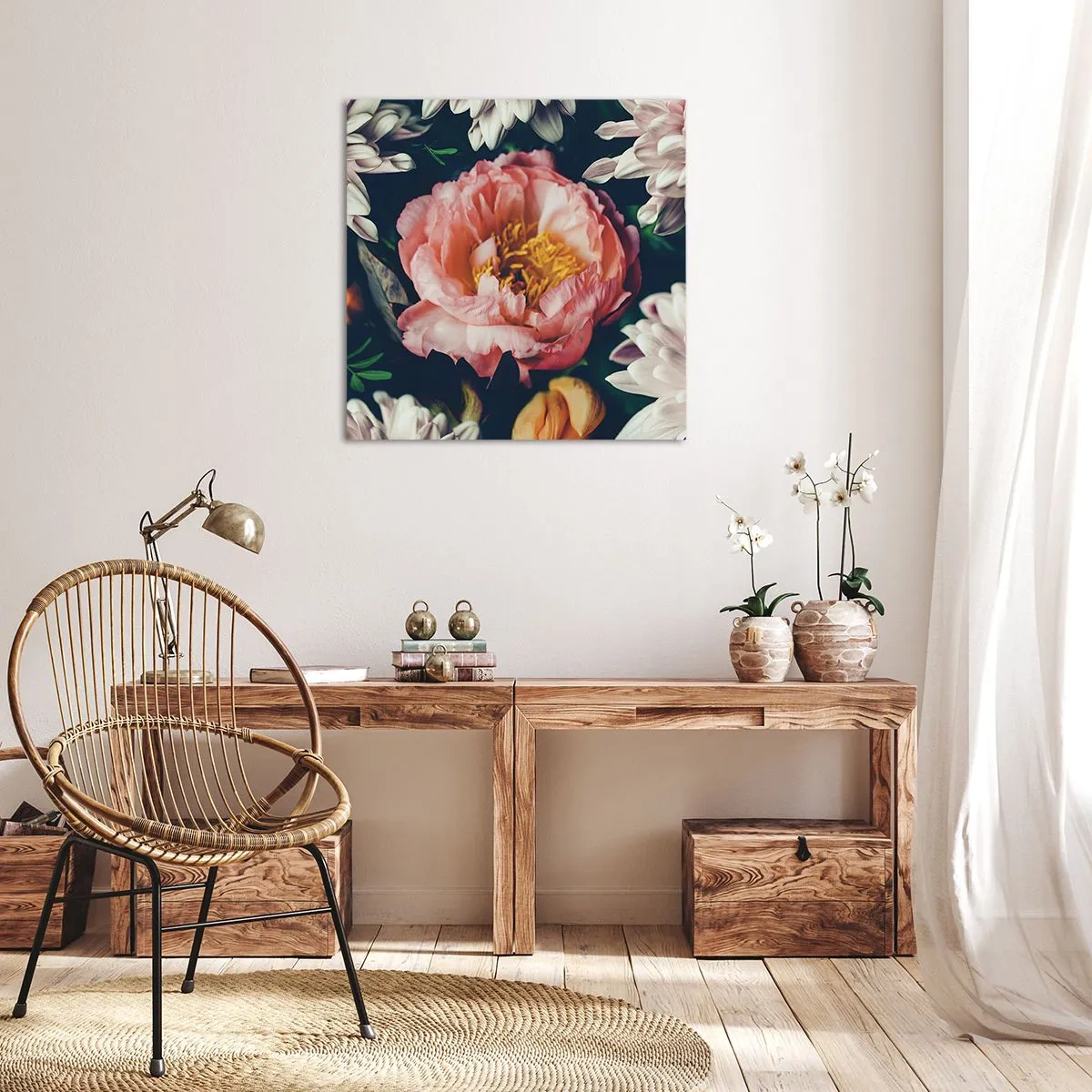 Obraz na plátně - S barokním přepychem - 50x50 cm