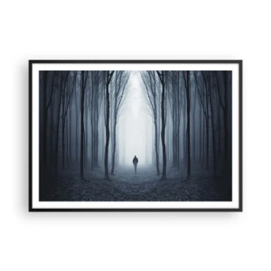 Plakát v černém rámu - A všechno jednoduché a jasné - 100x70 cm