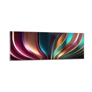 Obraz na skle - Architektura světla - 90x30 cm