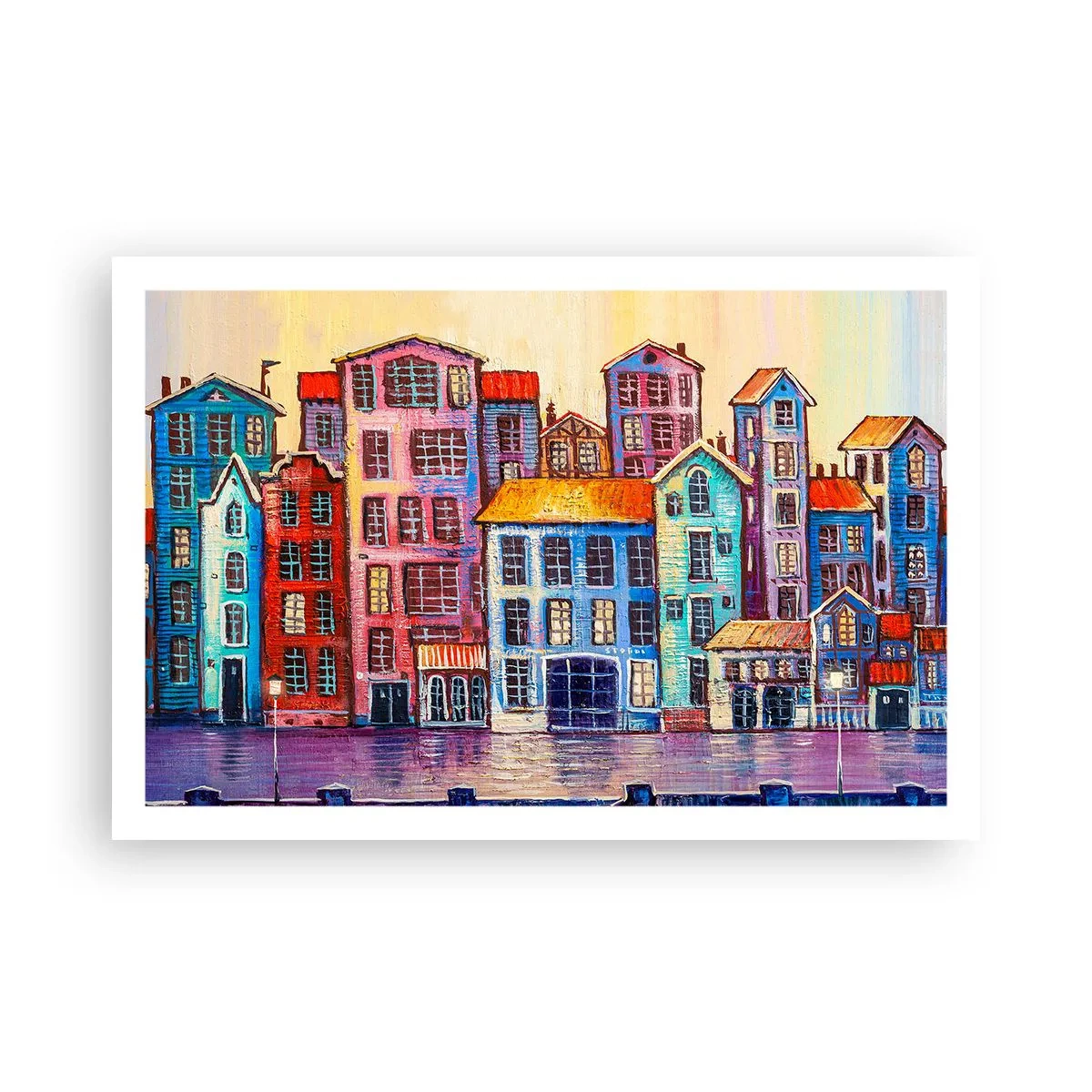 Plakát - Město jako z pohádky - 91x61 cm