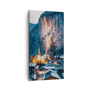 Obraz na plátně - Světlý duch zimy - 55x100 cm