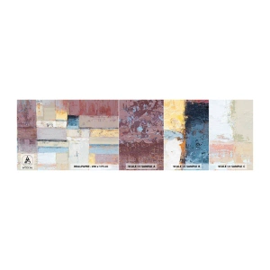 Vzor Fototapety Samolepicí Deluxe Sticker - Klid geometrie - Abstrakce, Pastel, Minimalistický - 100x30 cm