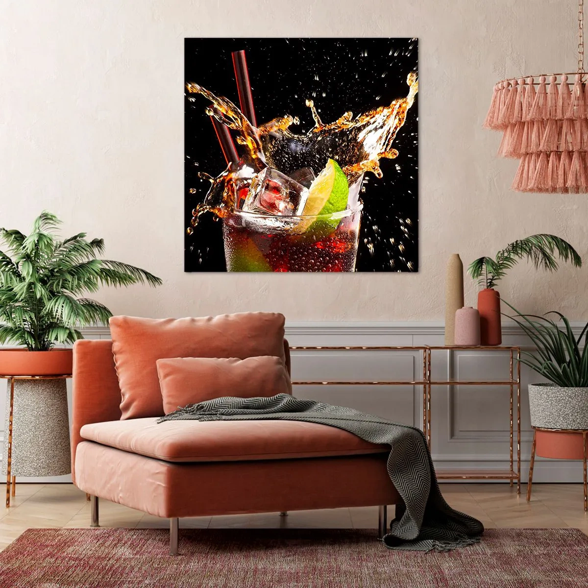 Obraz na plátně - Radost a energie barev - 70x70 cm