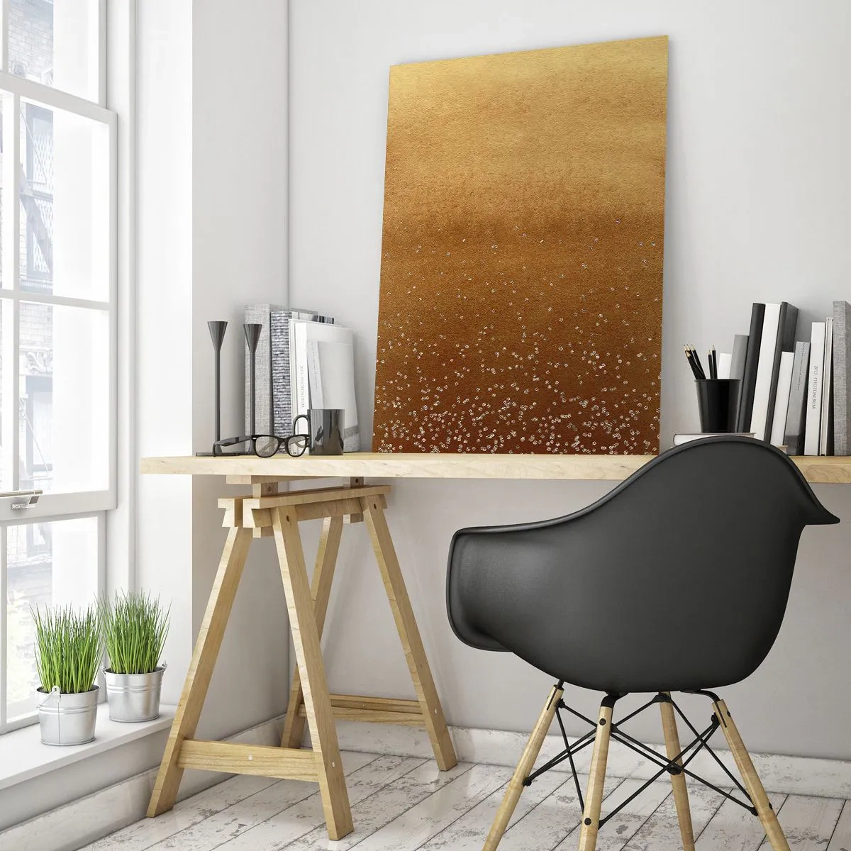 Obraz na skle - Zrození světla - 50x70 cm