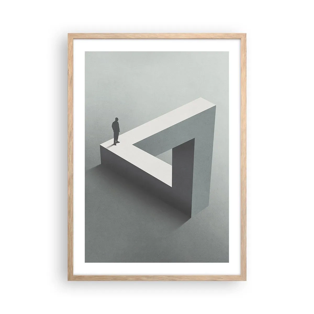 Plakát v rámu světlý dub - A přece je to možné - 50x70 cm