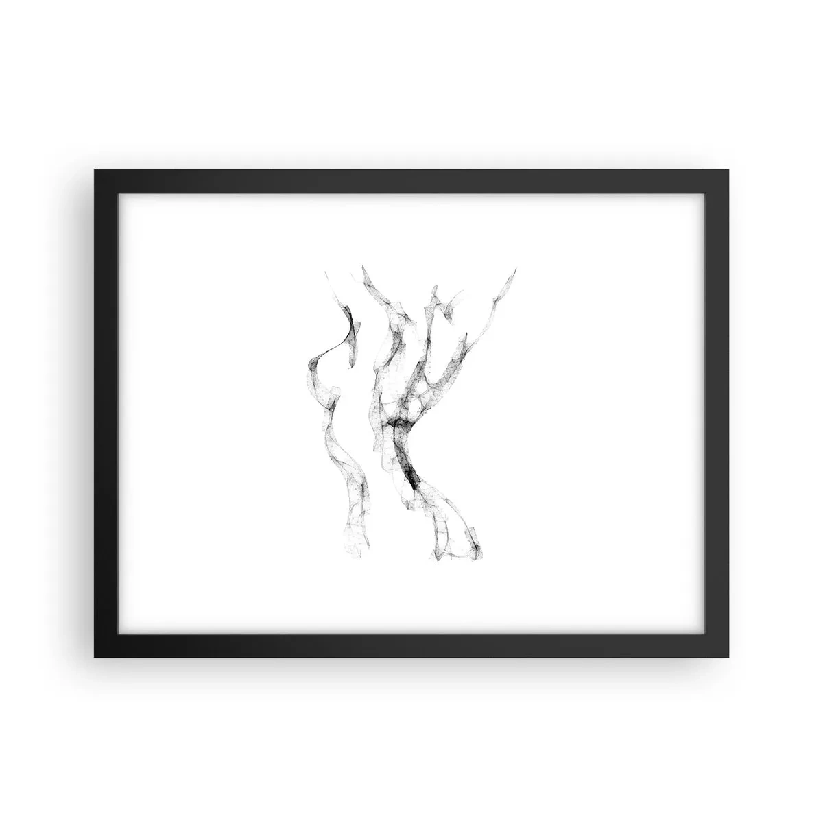 Plakát v černém rámu - Krásná a silná - 40x30 cm