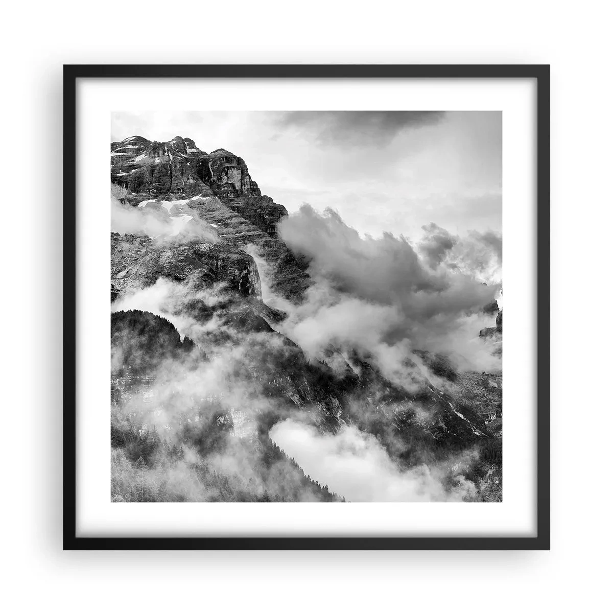 Plakát v černém rámu - Krásné a kruté - 50x50 cm