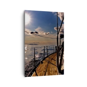 Obraz na plátně - Plavba směrem ke slunci - 80x120 cm