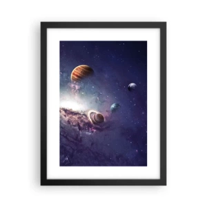 Plakát v černém rámu - Slunce a tanec - 30x40 cm