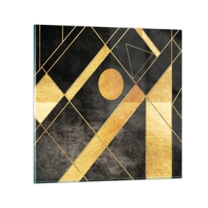 Obraz na skle - Slunce pouště - 70x70 cm