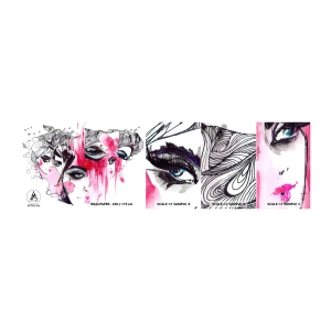 Fototapeta Vzorek Standard Eco - , - Ženské oko, ženská tvář, Kus - 100x30 cm