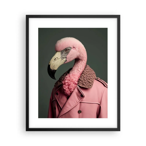 Plakát v černém rámu - Skutečný elegán - 40x50 cm