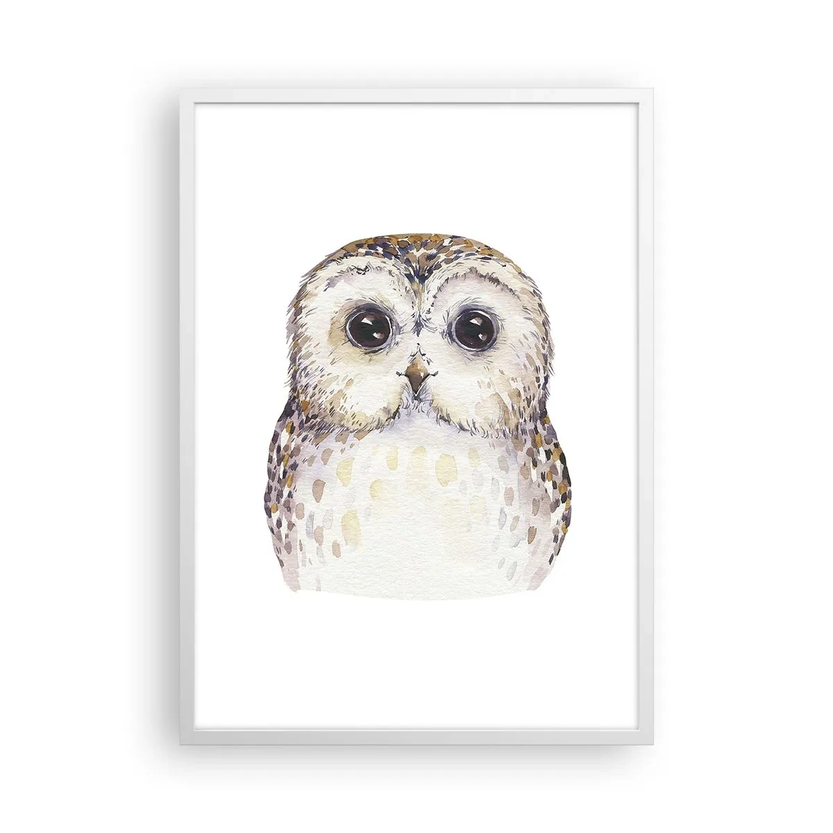 Plakát v bílém rámu - Podívej se mi do očí - 50x70 cm