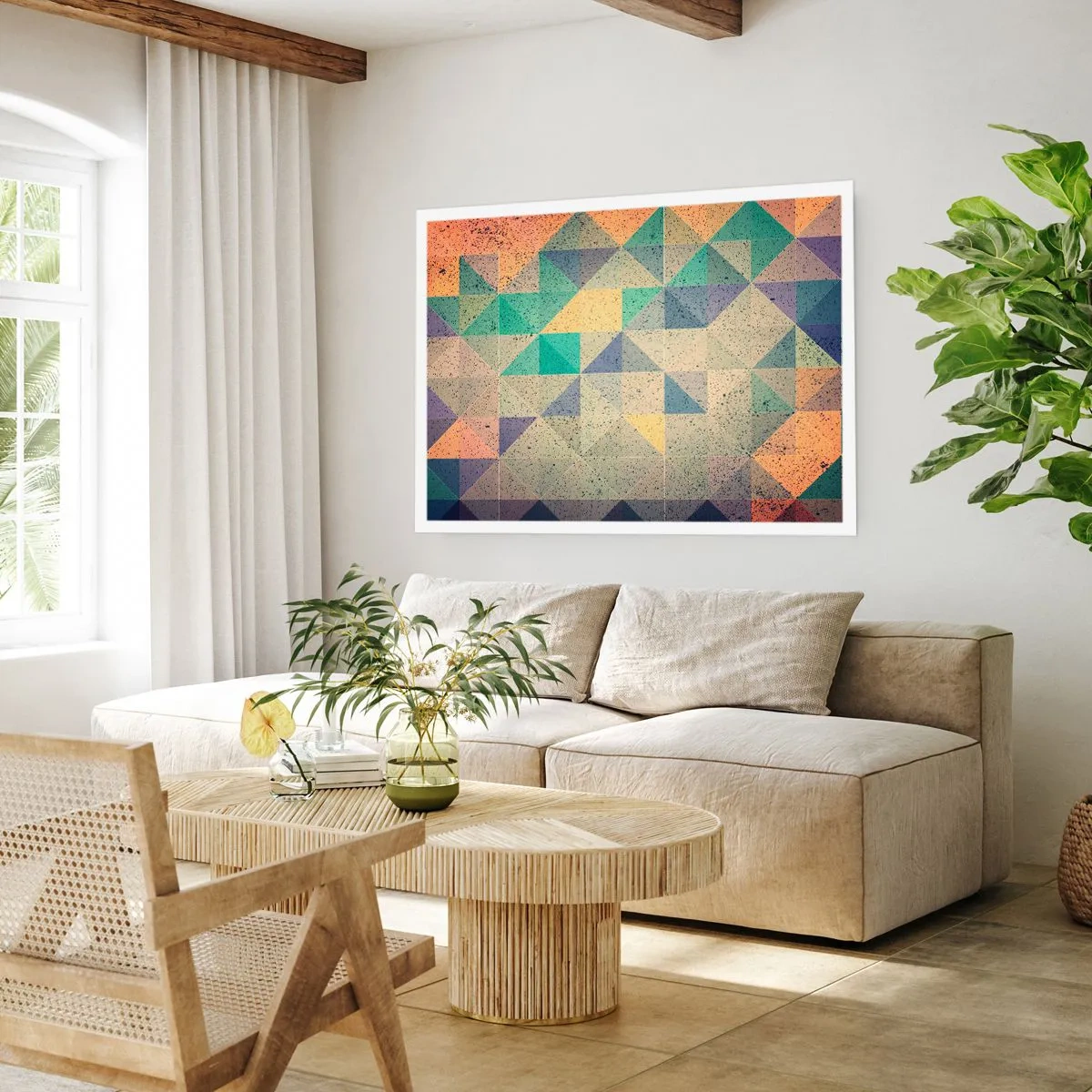 Plakát - Republika trojúhelníků - 91x61 cm