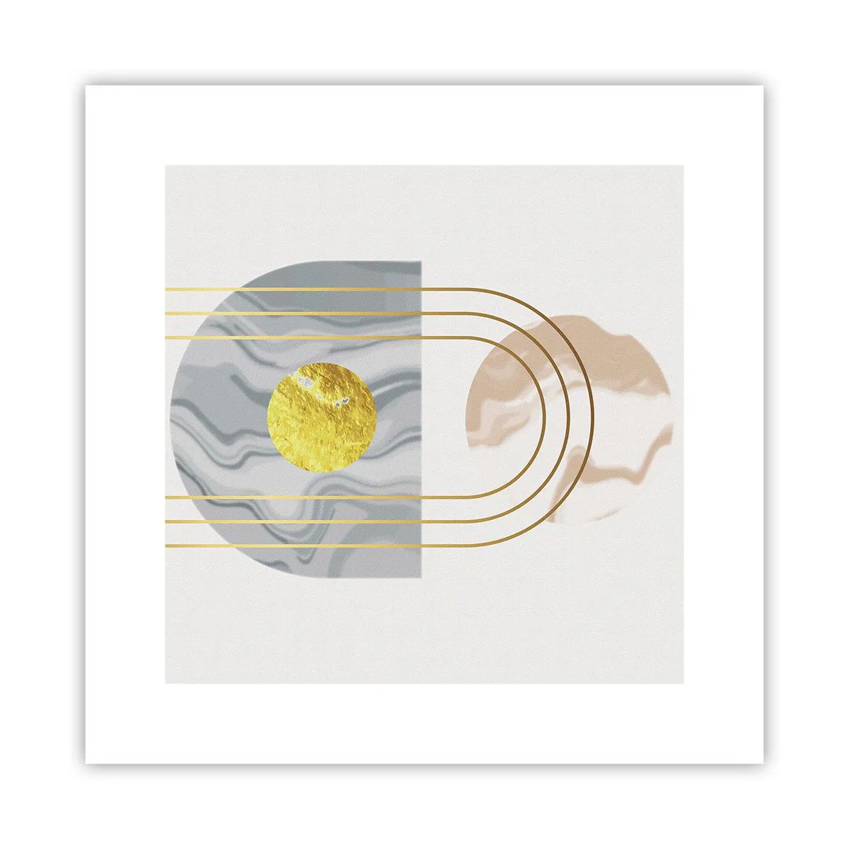 Plakát - Jas a zářivost - 30x30 cm