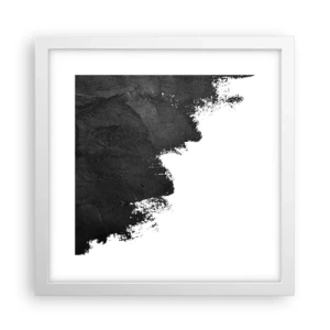 Plakát v bílém rámu - Živly: země - 30x30 cm