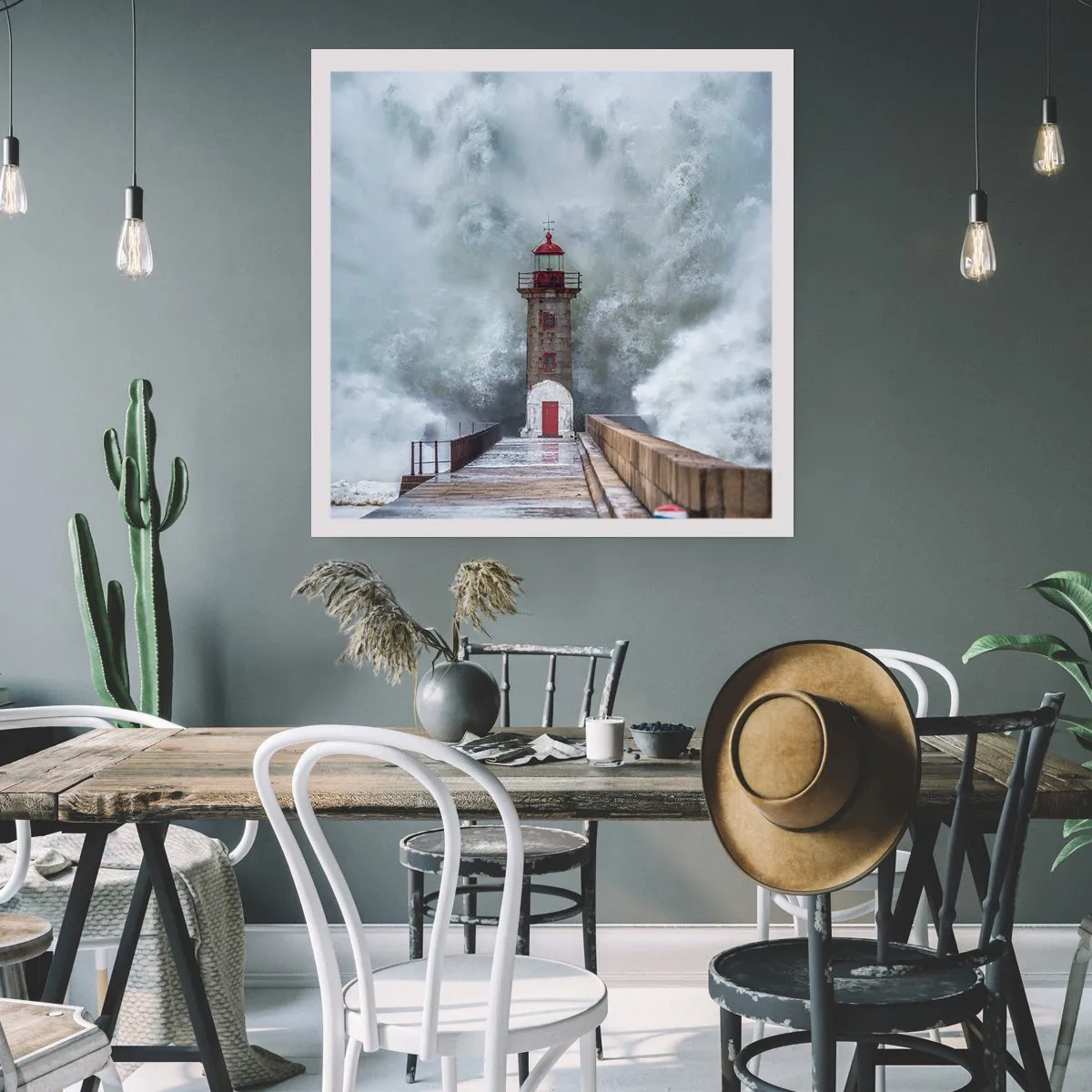 Plakát - Hukot vody, šum větru - 50x50 cm