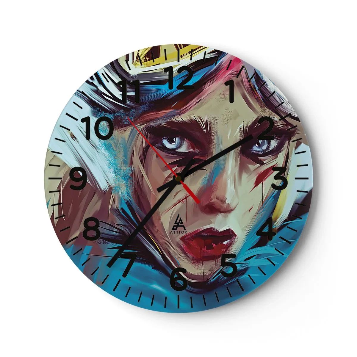 Nástěnné hodiny - Silniční válečnice - 30x30 cm